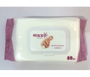 Салфетки Nikko в подарок к подгузникам при покупке 2 упаковок