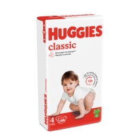 Подгузники Huggies Classic 4 (7-18 КГ)  68 шт.