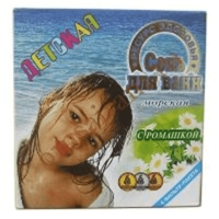 Соль для ванны морская 1000 г. с ромашкой детская