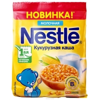Nestle кукурузная каша молочная Дой пак 200 гр