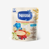 Nestle каша молочная мультизлаковая яблоко черника малина 200 гр.