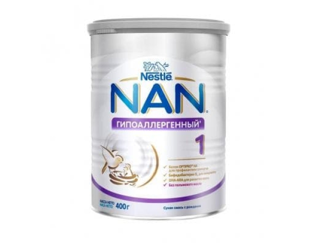 Сухая смесь Nestle NAN 1 OPTIPRO гипоаллергенный 400 гр.