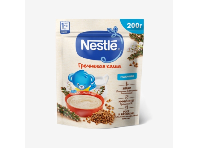 Nestle каша молочная гречневая 220 гр. 850.0000ТГ