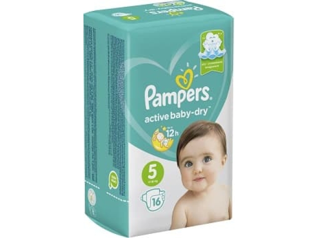 Подгузники Рampers Active Baby Dry 5 (11-16) 16 шт
