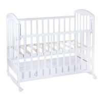 Кровать детская Фея "325" (белый), состав - массив березы