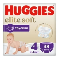 Huggies Elite Soft Трусики 4 42 шт. ( 9-14 кг.)
