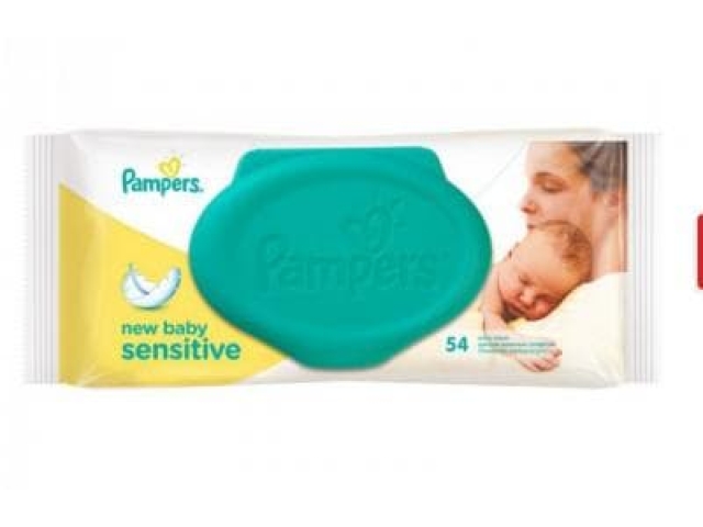 Pampers влажные салфетки new baby Sensitive 54
