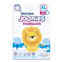 Joonies  Premium Soft подгузники-трусики XL 38, 12-17  кг new