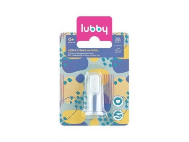 Lubby щетка зубная на палец 4+