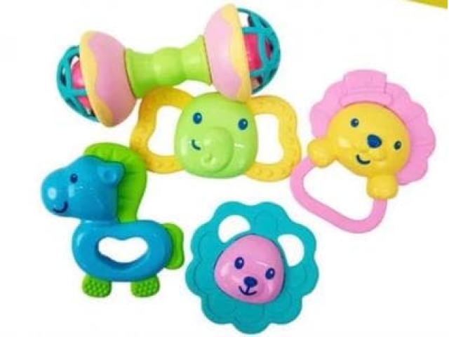 Набор погремушек контейнере baby rattle средний