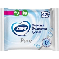 Zewa влажная туалетная бумага (без запаха)  42 шт.