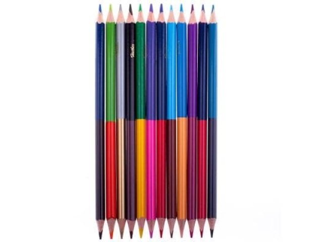 Nurdos цветные карандаши 12+12 цветов