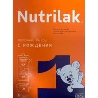 Nutrilak 1 смесь молочная сухая  с рождения до 6-ти месяцев 600 гр.