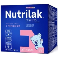 Nutrilak Premium 1 смесь молочная сухая с рождения до 6-ти месяцев 1050 гр.