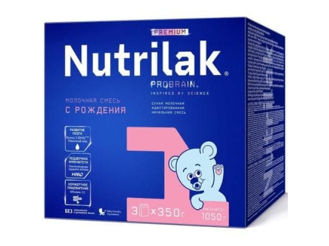 Nutrilak Premium 1 смесь молочная сухая с рождения до 6-ти месяцев 1050 гр.