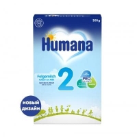Humana 2 последующая молочная смесь с 6-ти месяцев 300г.