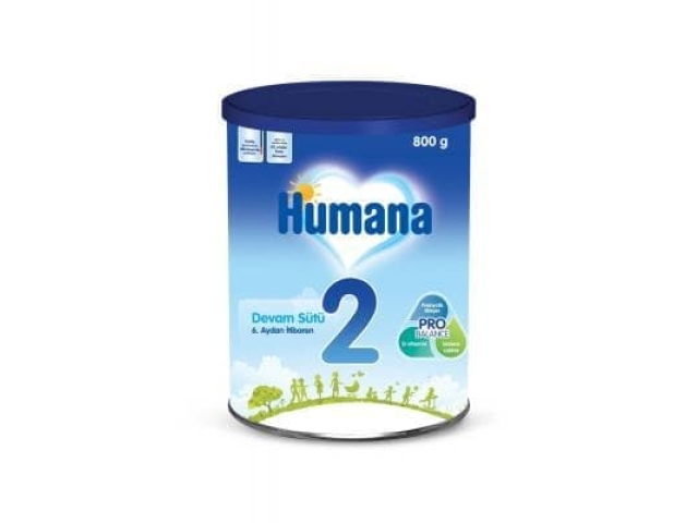 Humana 2 последующая молочная смесь с 6-ти месяцев 800г