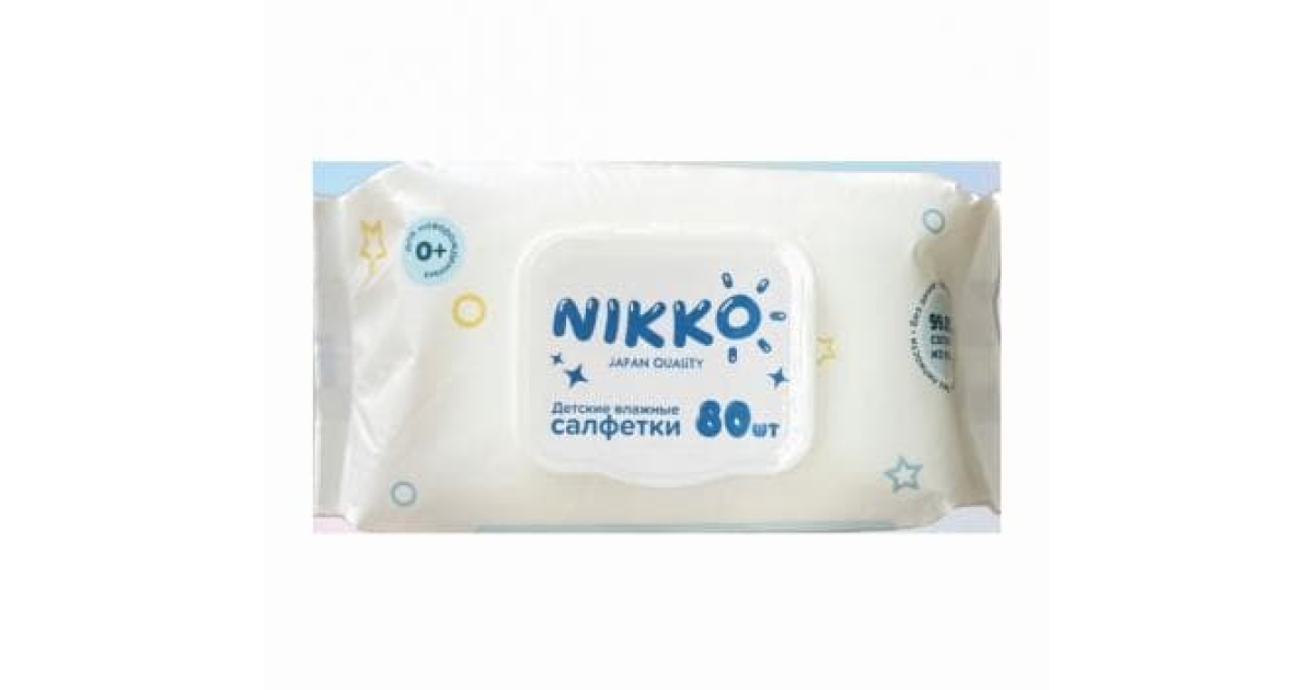 Nikko влажные салфетки детские 80 шт.
