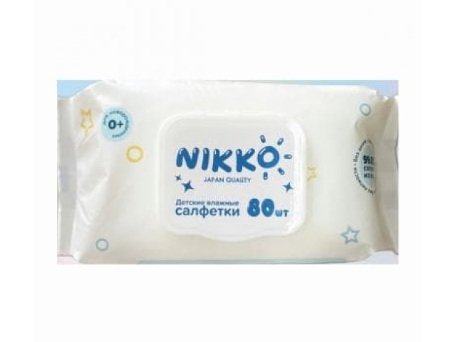 Nikko влажные салфетки детские 80 шт.