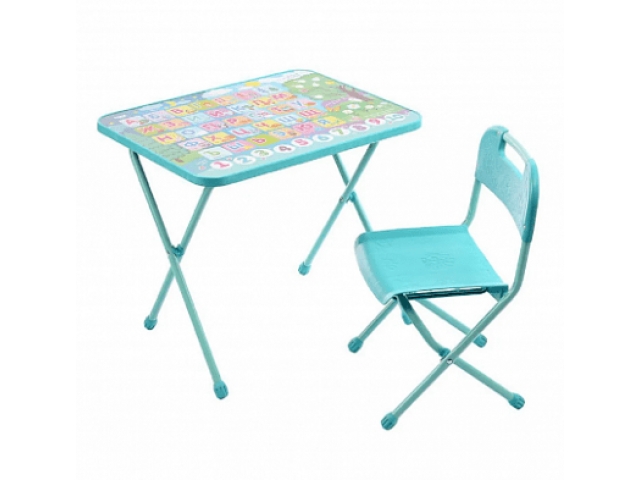 КП/А1 Детский комплект стол+стул (КП/А1 c азбукой)