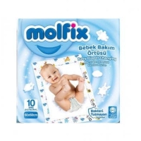 Molfix детские одноразовые пеленки 60*60 см. 10 шт.