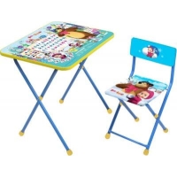 Набор детской мебели маша и медведь стол+стул (зима)