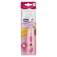 Chicco зубная щетка электрическая 3+ розовая