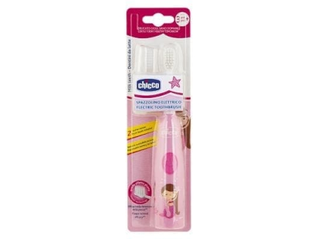 Chicco зубная щетка электрическая 3+ розовая