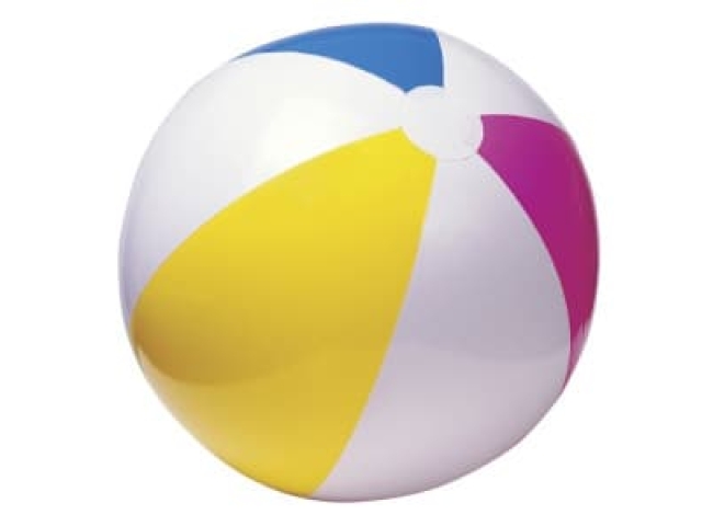 Мяч пляжный "Цветной" 51см. от 3 лет