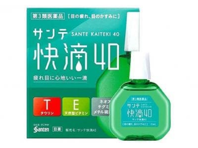 Капли для глаз Sante Kaiteki 15 мл. (Япония)