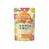 Мультивитамины Orihiro со вкусом тропических фруктов 120 таб. (Япония)