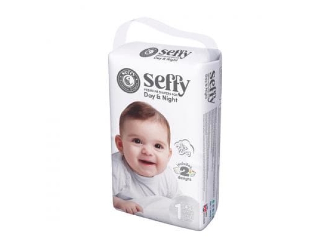 Подгузники Seffy 1(2-5 кг) 40шт