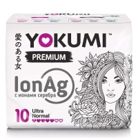 Yokumi прокладки женские гигиенические  Premium Ultra Normal, 10 шт.