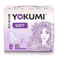 Yokumi прокладки женские гигиенические  Soft Ultra Super, 8 шт.