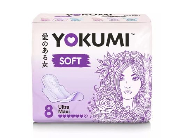 Yokumi прокладки женские гигиенические Soft Ultra Super, 8 шт.