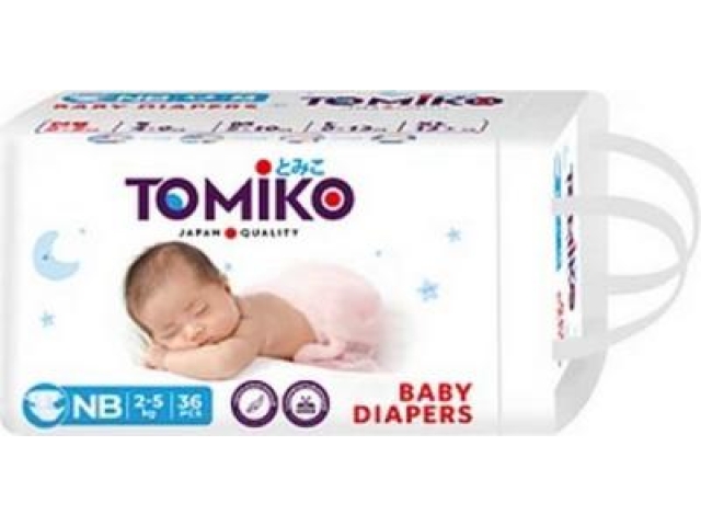 Подгузники детские Tomiko Nb (2-5 кг) 36шт