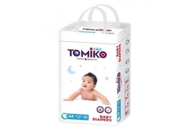 Подгузники детские Tomiko М (5-10 кг) 64 шт