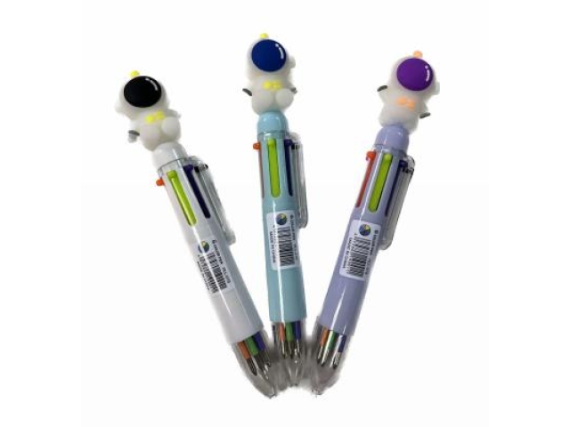Шариковая шестицветная ручка