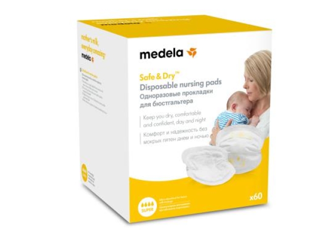 Medela прокладки для груди 60 шт