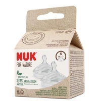 NUK for nature насадка для бутылочки силикон (S) 2 шт.