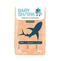 Baby Shark подгузники XL (10-20 кг.) 46 шт.