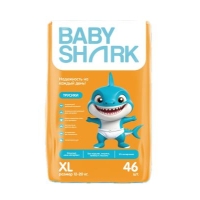 Baby Shark подгузники-трусики XL (12-20 кг.) 46 шт.