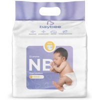Подгузники Baybee NB (2-5кг) 22 шт NEW