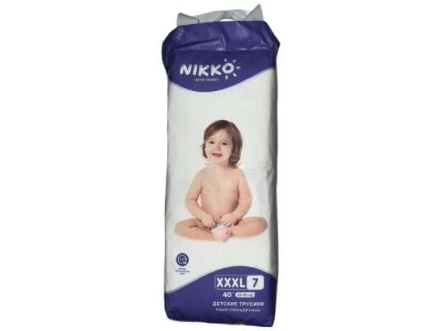 Nikko подгузники - трусики XXXL 20-30 кг 40 шт