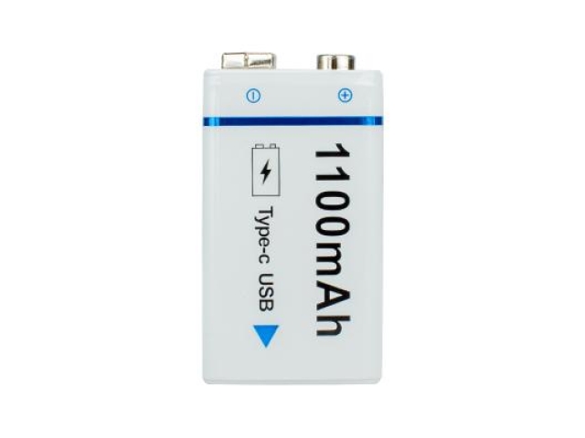 Литиевая аккумуляторная батарея 9 V, 1100 мАч