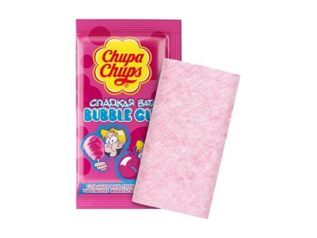 Chupa chups жевательная резинка (сладкая вата) 11 гр