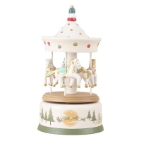 Музыкальная карусель Happy Horses, новогодняя roxy kids