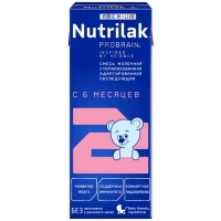 Nutrilak 2 смесь молочная стерилизованная адаптированная с 6 месяцев 200 мл.
