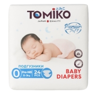 Подгузники детские Tomiko Pre-NB (0-3 кг) 24 шт