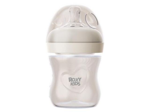 Бутылочка для кормления 120 мл. стекло 0+мес. Roxy kids Бутылочка для кормления 120 мл. стекло 0+мес. Roxy kids